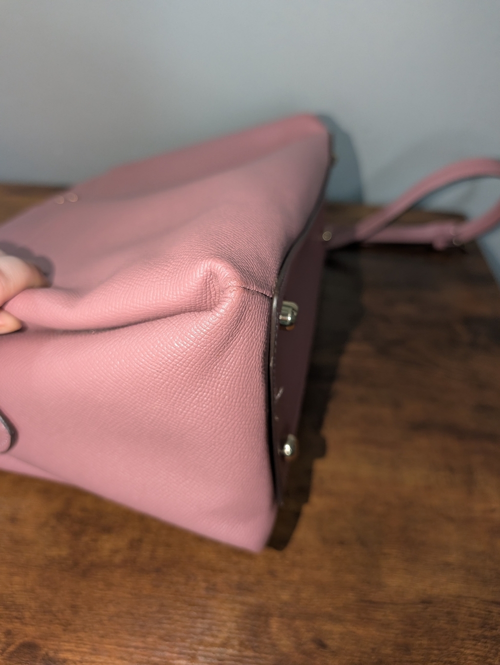Coach Pink Satchel with Gold Hardware - Picture 11 of 11